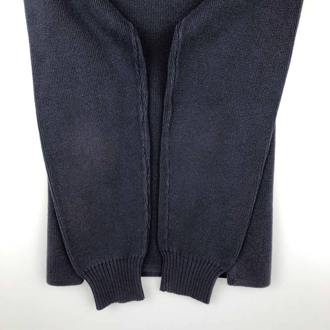 GAP Cotton Knit Sweater, Men's Size M cotton navy blue type Vintage Second Hand