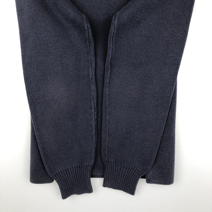 GAP Cotton Knit Sweater, Men's Size M cotton navy blue type Vintage Second Hand