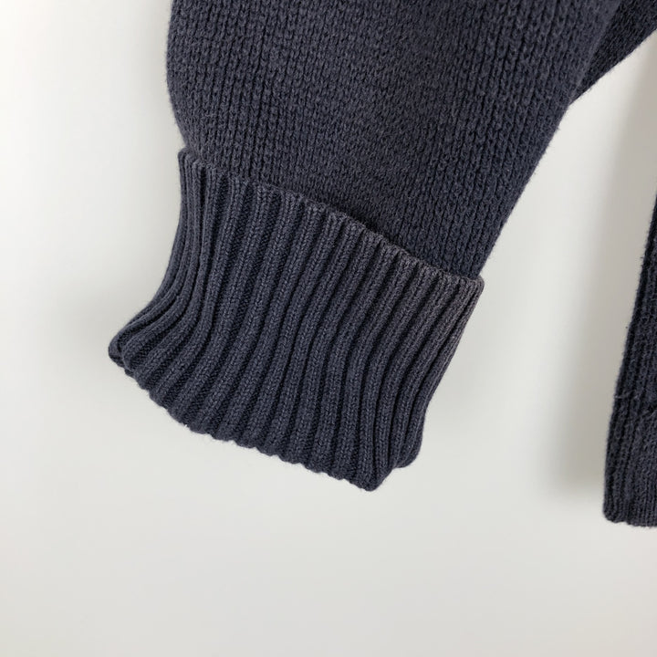 GAP Cotton Knit Sweater, Men's Size M cotton navy blue type Vintage Second Hand