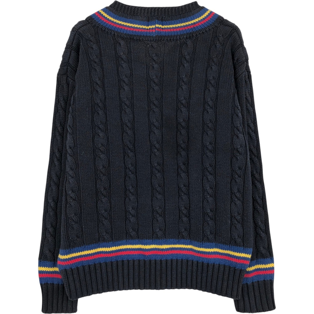 90'S GAP Old Gap Cardigan Sweater, Men's Size L, Vintage cotton black type Vintage Second Hand