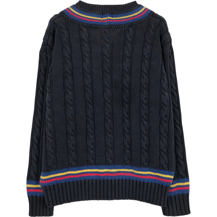 90'S GAP Old Gap Cardigan Sweater, Men's Size L, Vintage cotton black type Vintage Second Hand
