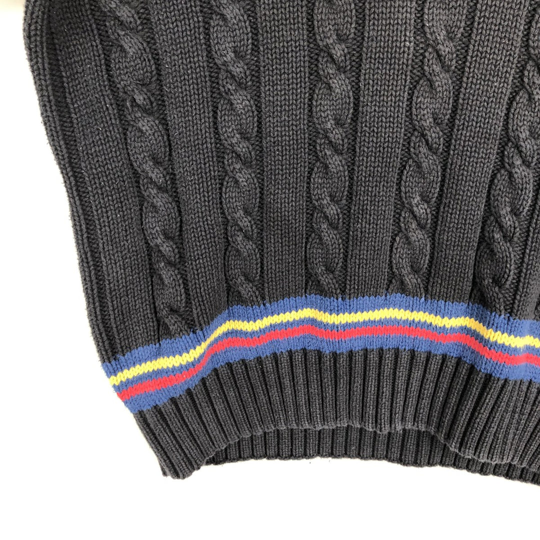 90'S GAP Old Gap Cardigan Sweater, Men's Size L, Vintage cotton black type Vintage Second Hand