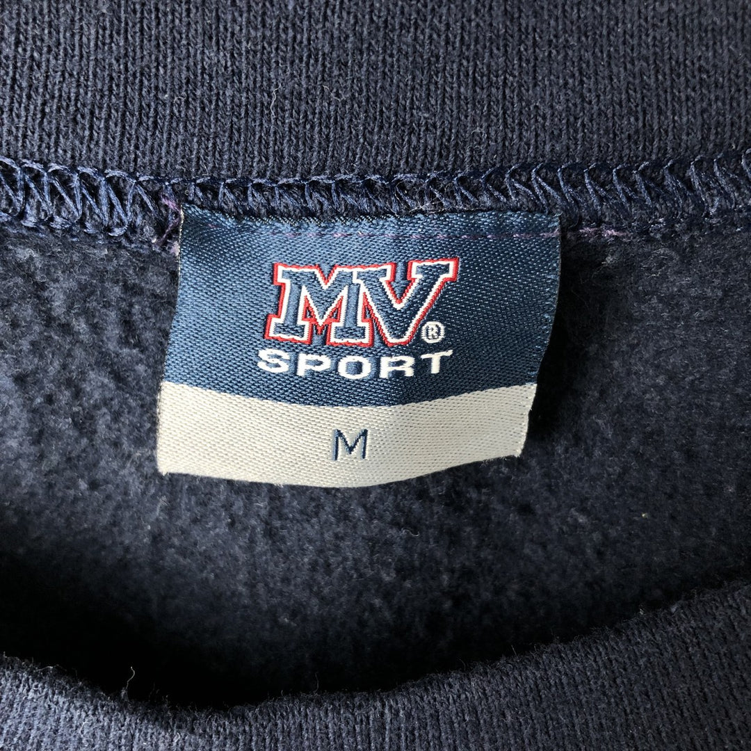 MV SPORT College Sweatshirt, Men's Size M unclear navy blue type Vintage Second Hand
