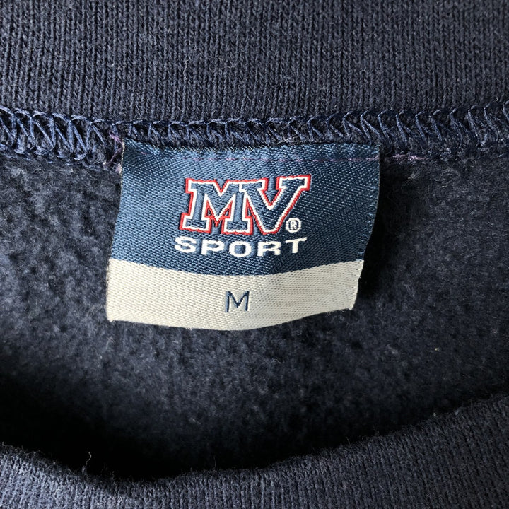 MV SPORT College Sweatshirt, Men's Size M unclear navy blue type Vintage Second Hand