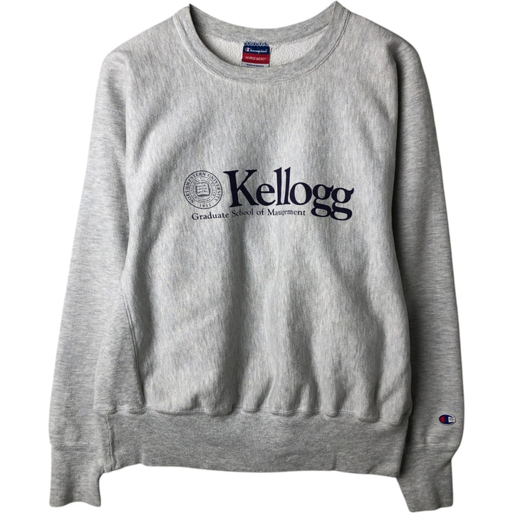 Champion REVERSE WEAVE Reverse Weave College Sweatshirt Trainer Men's L size cotton gray type Vintage Second Hand