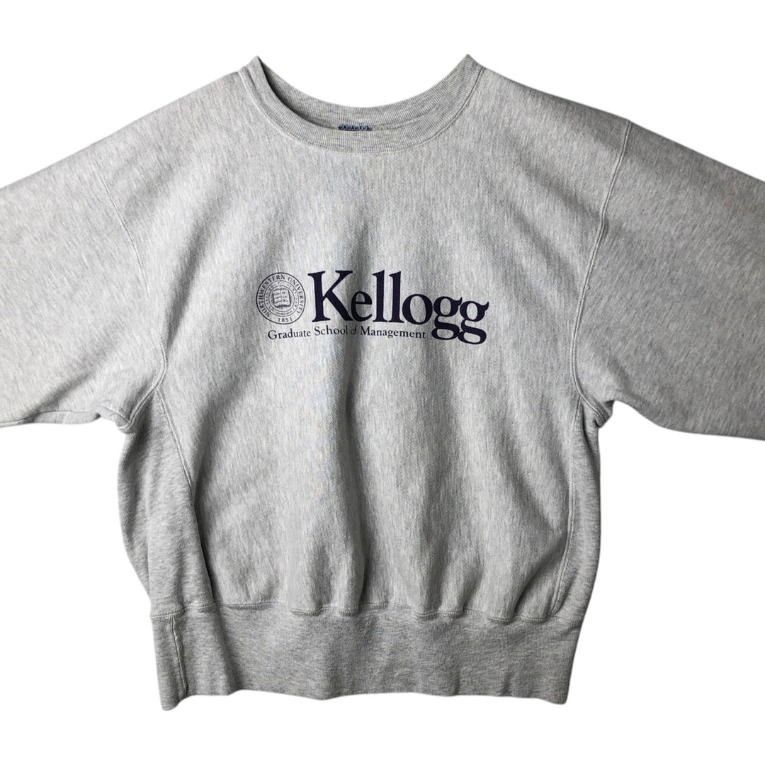 Champion REVERSE WEAVE Reverse Weave College Sweatshirt Trainer Men's L size cotton gray type Vintage Second Hand