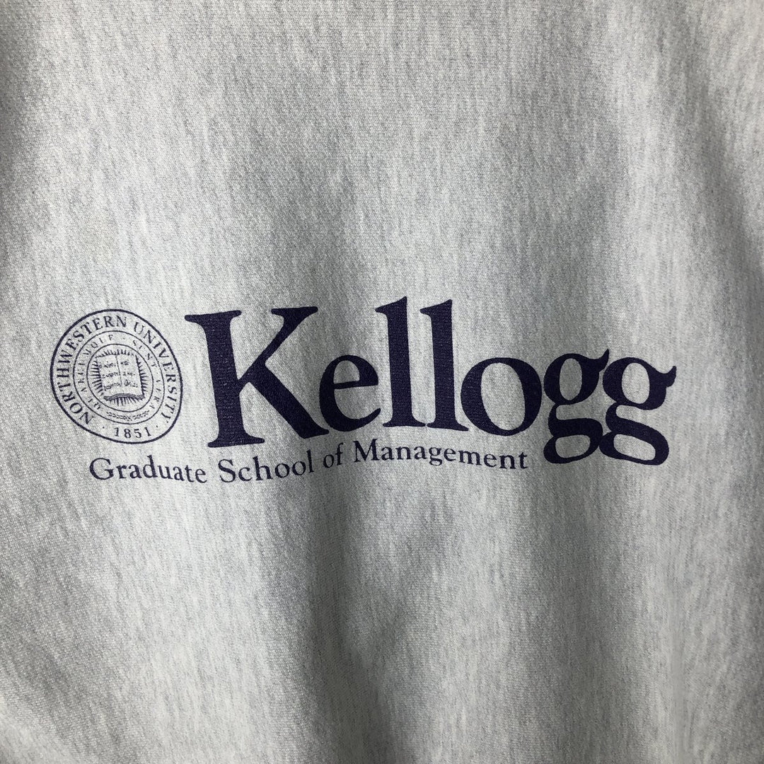 Champion REVERSE WEAVE Reverse Weave College Sweatshirt Trainer Men's L size cotton gray type Vintage Second Hand