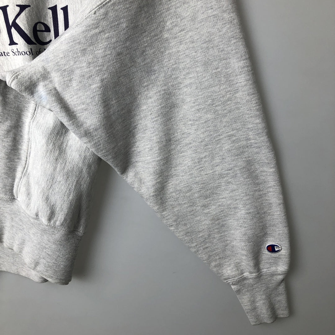 Champion REVERSE WEAVE Reverse Weave College Sweatshirt Trainer Men's L size cotton gray type Vintage Second Hand