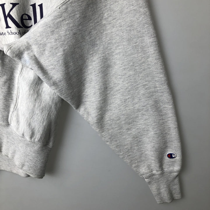 Champion REVERSE WEAVE Reverse Weave College Sweatshirt Trainer Men's L size cotton gray type Vintage Second Hand