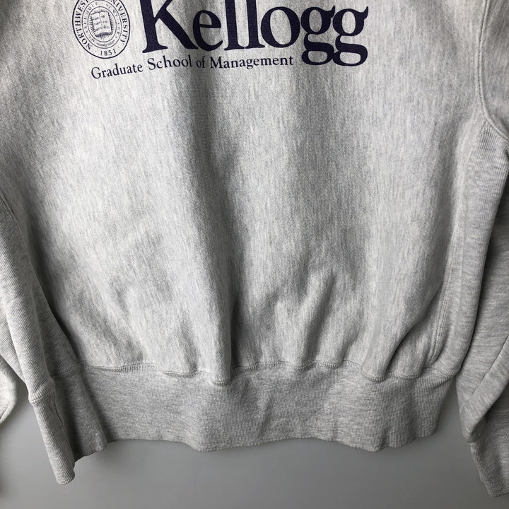 Champion REVERSE WEAVE Reverse Weave College Sweatshirt Trainer Men's L size cotton gray type Vintage Second Hand