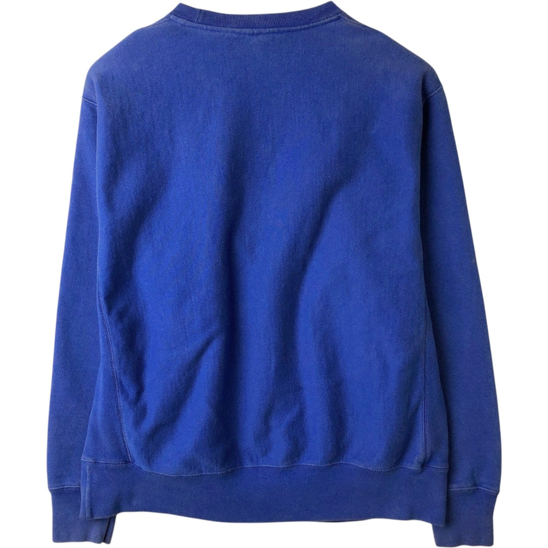Champion REVERSE WEAVE Reverse Weave College Sweatshirt Trainer Men's L size cotton blue type Vintage Second Hand