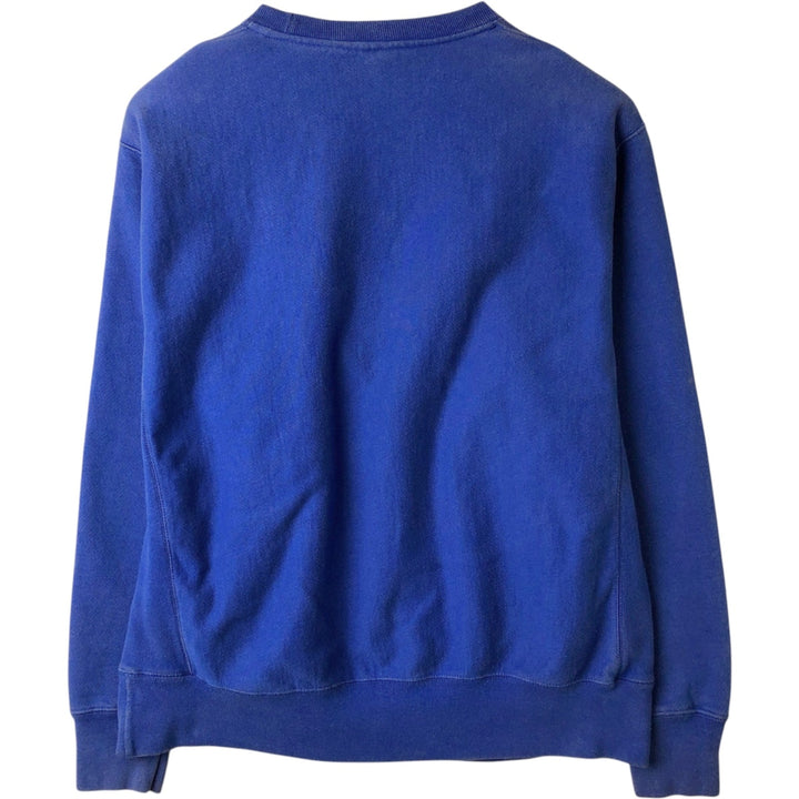 Champion REVERSE WEAVE Reverse Weave College Sweatshirt Trainer Men's L size cotton blue type Vintage Second Hand