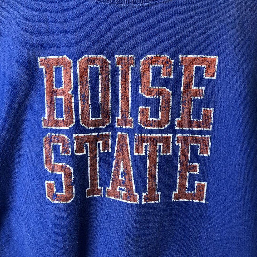 Champion REVERSE WEAVE Reverse Weave College Sweatshirt Trainer Men's L size cotton blue type Vintage Second Hand