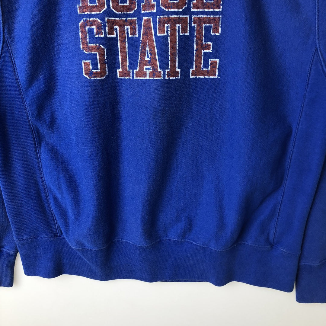 Champion REVERSE WEAVE Reverse Weave College Sweatshirt Trainer Men's L size cotton blue type Vintage Second Hand