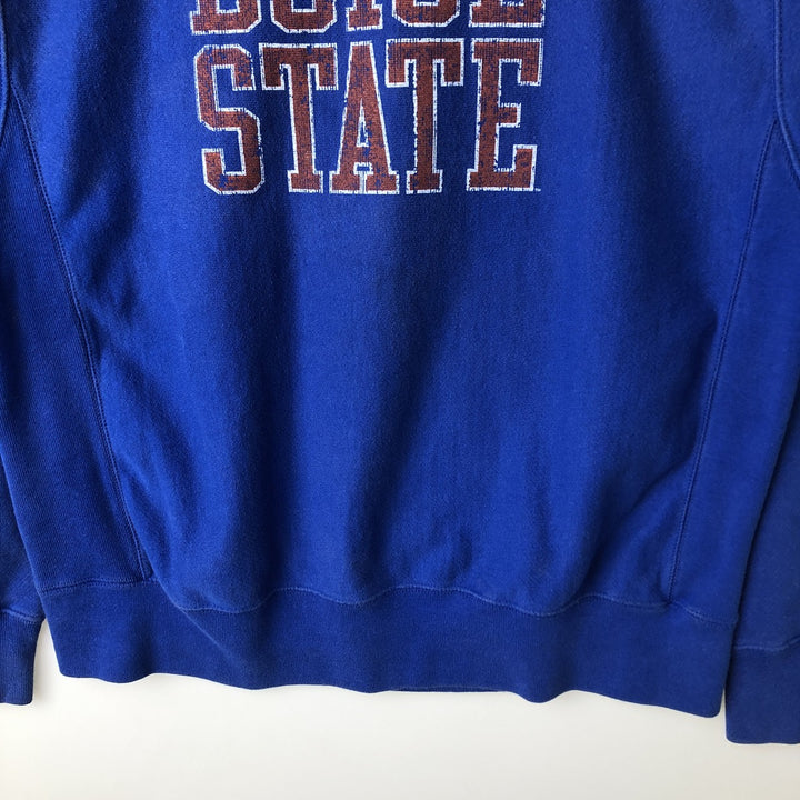 Champion REVERSE WEAVE Reverse Weave College Sweatshirt Trainer Men's L size cotton blue type Vintage Second Hand
