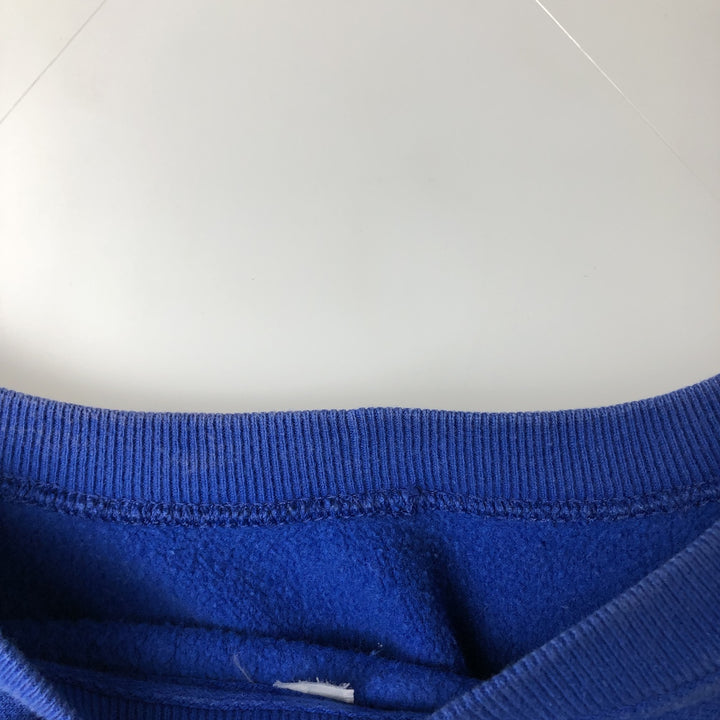 Champion REVERSE WEAVE Reverse Weave College Sweatshirt Trainer Men's L size cotton blue type Vintage Second Hand