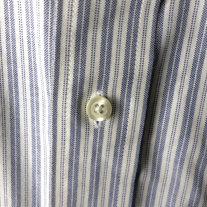 Brooks Brothers Est. 1818 MADISON Multi-Stripe Long Sleeve Button-Down Striped Shirt, Men's Size XL Supima Cotton white type Vintage Second Hand