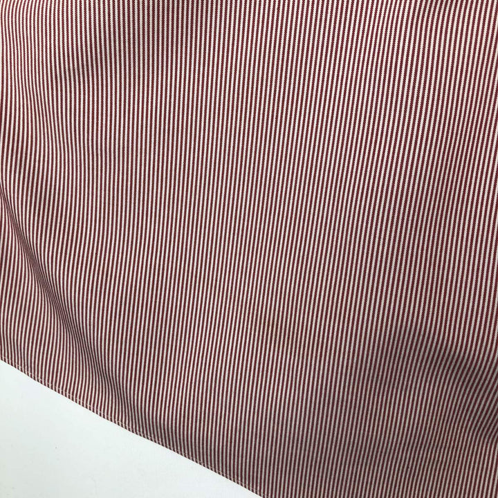Brooks Brothers Est.1818 Long Sleeve Button-Down Striped Shirt, Men's Size L cotton red type Vintage Second Hand