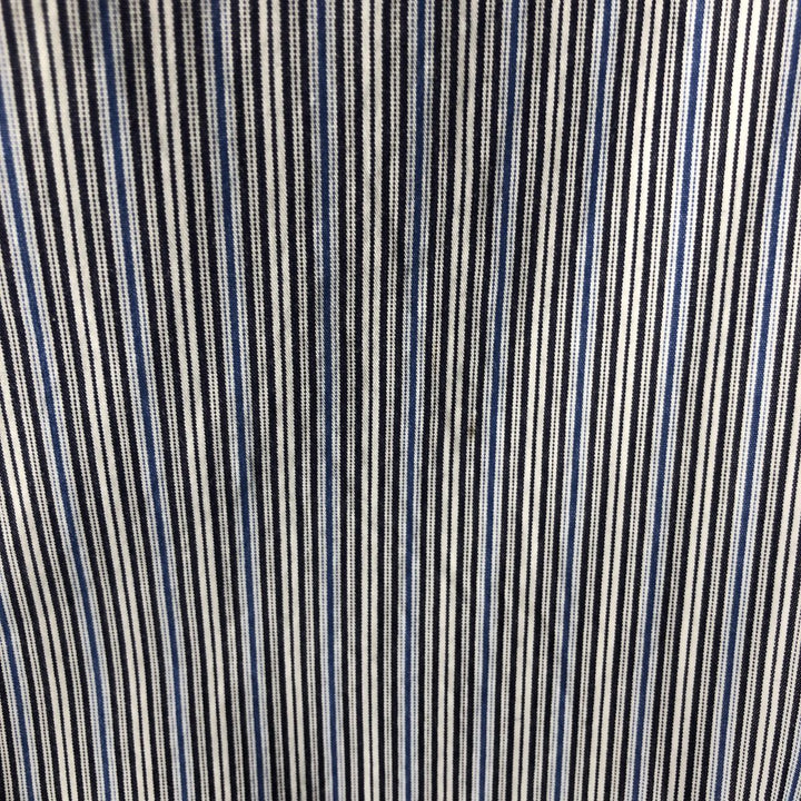Lacoste Multi-Stripe Long Sleeve Cotton Striped Shirt, Men's XL cotton navy blue type Vintage Second Hand