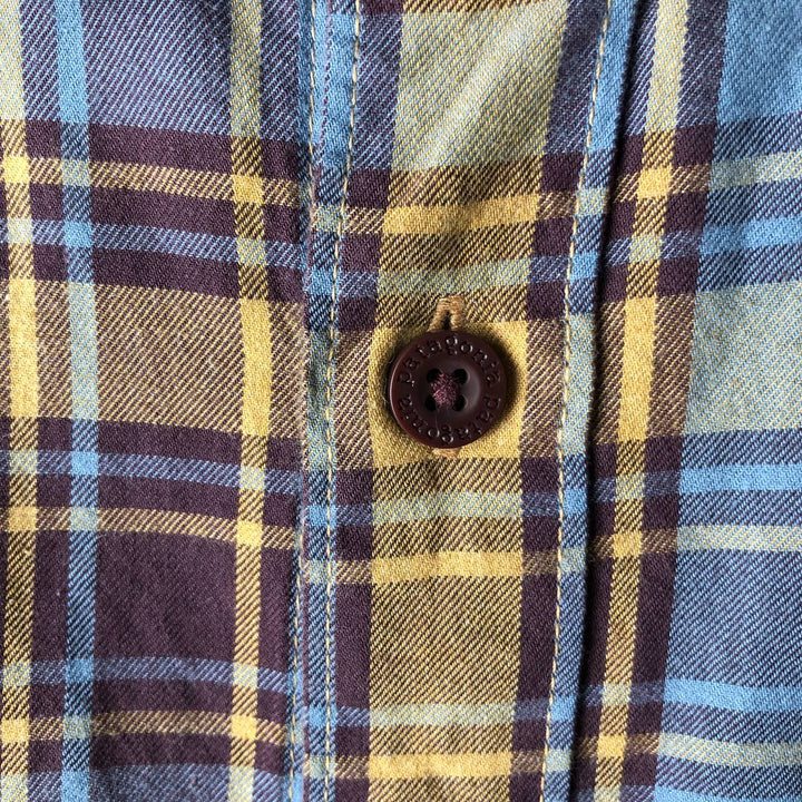 Patagonia Organic Cotton Long Sleeve Cotton Check Shirt, Men's XL Organic cotton Blue type light blue Vintage Second Hand