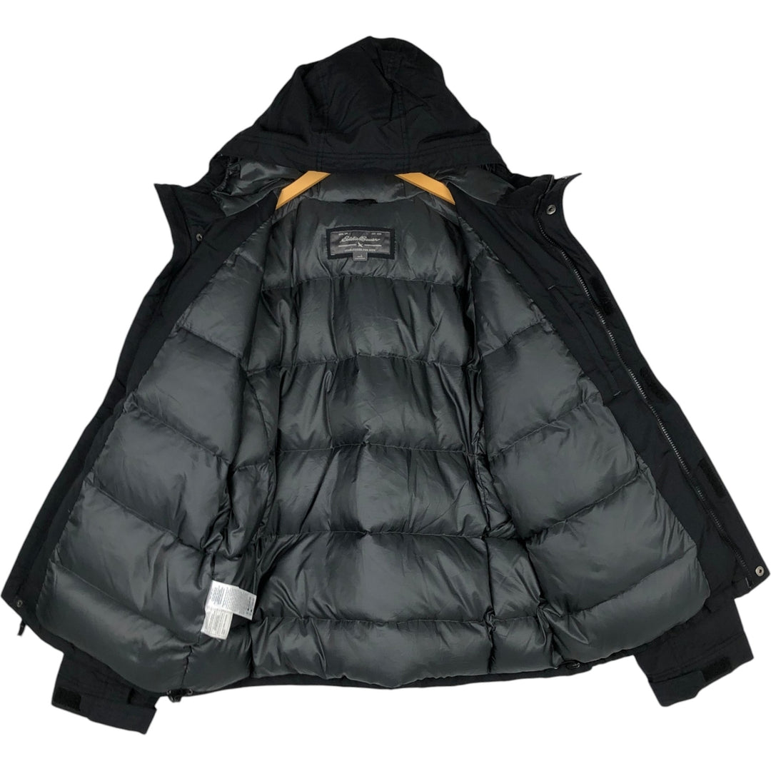 Eddie Bauer Down Parka, Men's Size L (approx.) Nylon black type Vintage Second Hand