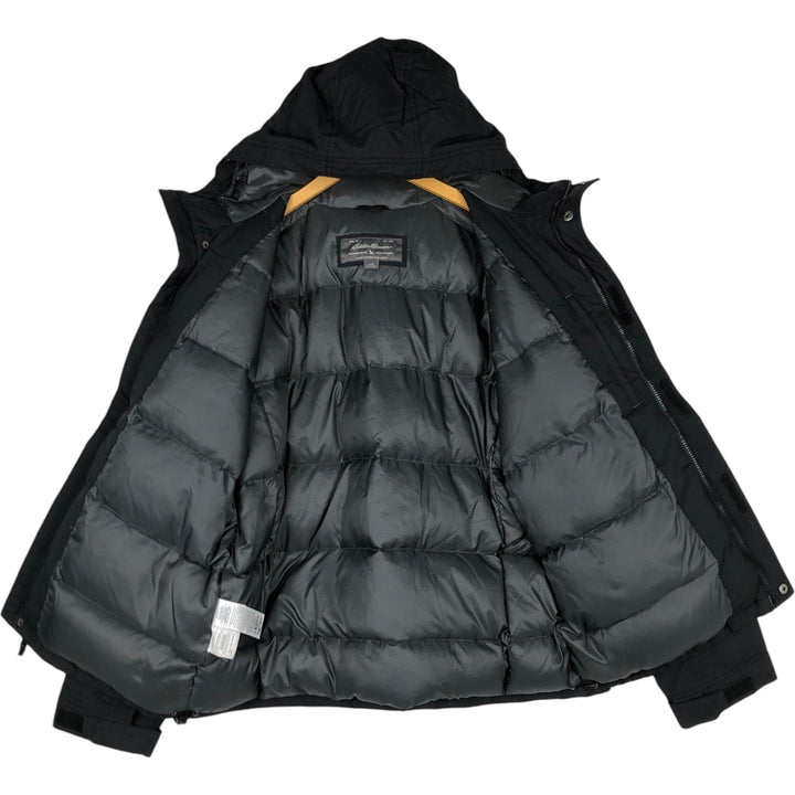 Eddie Bauer Down Parka, Men's Size L (approx.) Nylon black type Vintage Second Hand