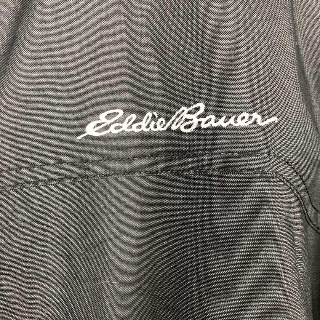 Eddie Bauer Down Parka, Men's Size L (approx.) Nylon black type Vintage Second Hand