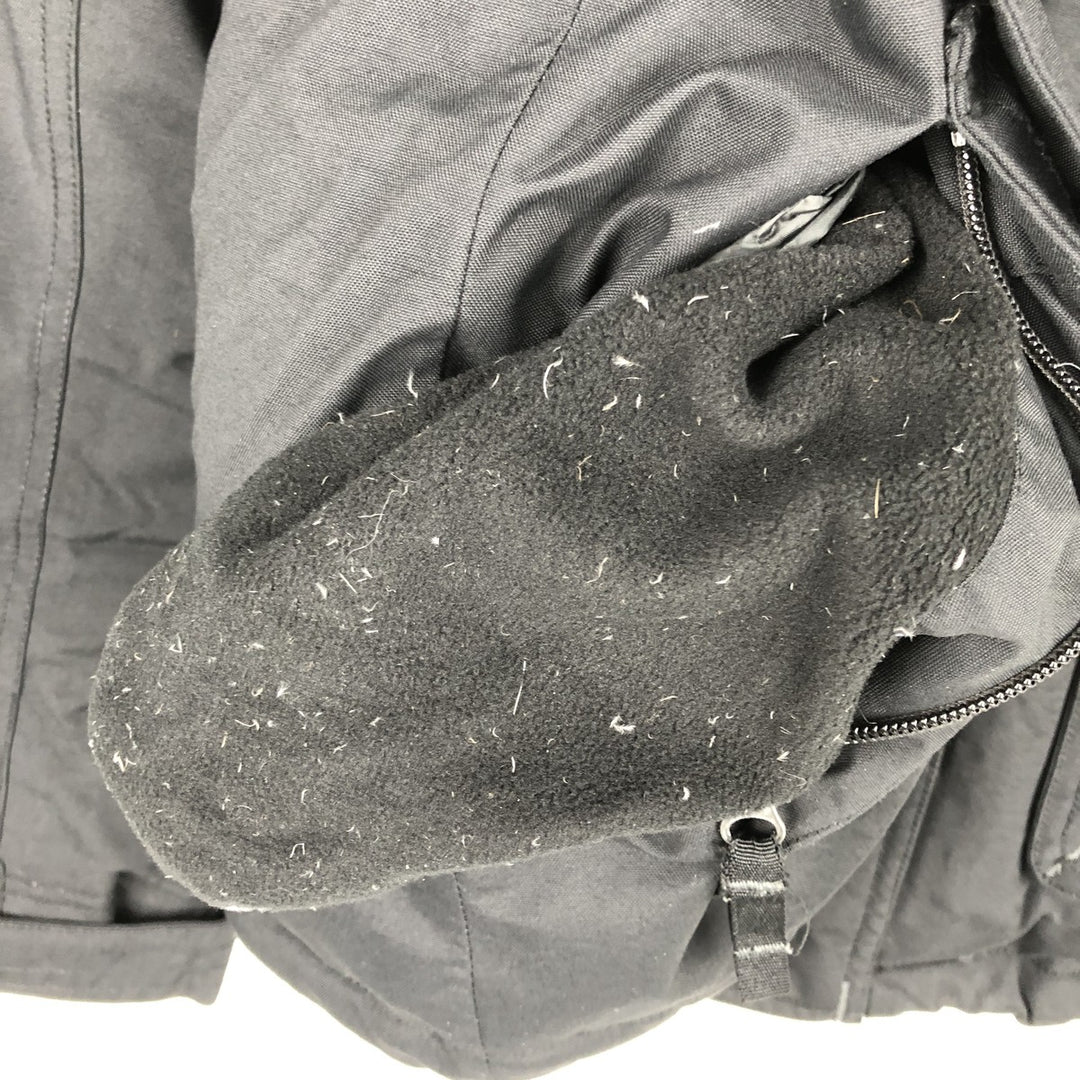 Eddie Bauer Down Parka, Men's Size L (approx.) Nylon black type Vintage Second Hand