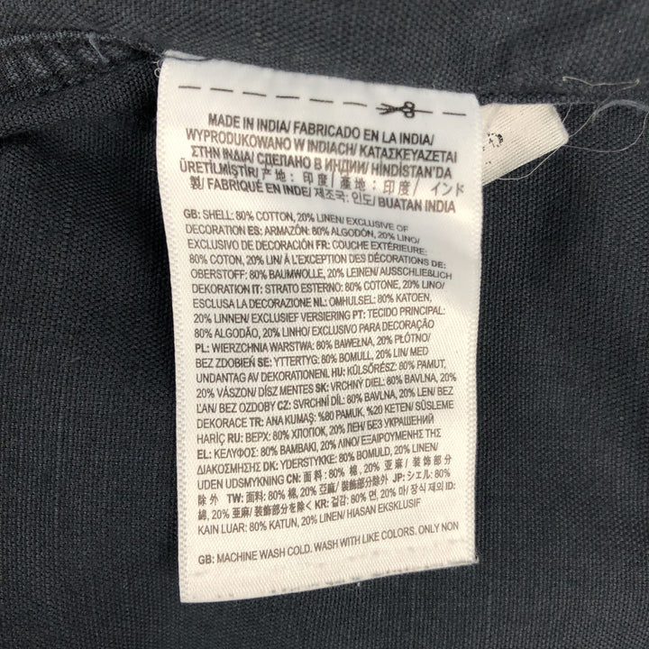 Vans Classic Fit Short-Sleeve Open-Collar Cotton Shirt, Boxy Fit, Men's Size L (approx.) cotton black type Vintage Second Hand