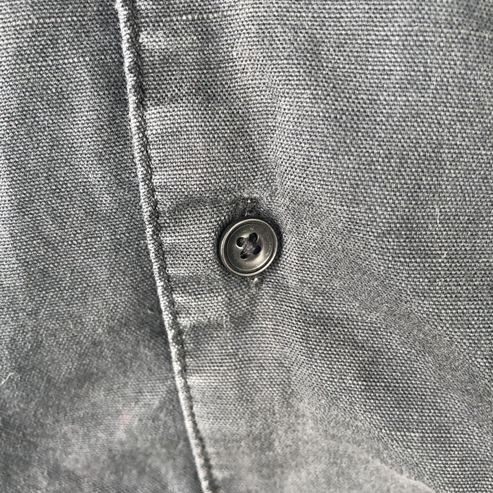 Vans Classic Fit Short-Sleeve Open-Collar Cotton Shirt, Boxy Fit, Men's Size L (approx.) cotton black type Vintage Second Hand