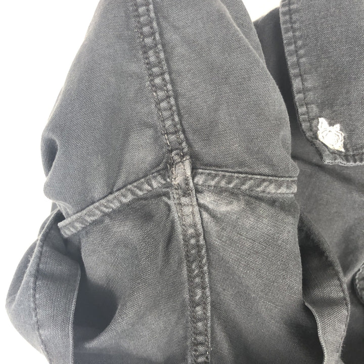 Vans Classic Fit Short-Sleeve Open-Collar Cotton Shirt, Boxy Fit, Men's Size L (approx.) cotton black type Vintage Second Hand