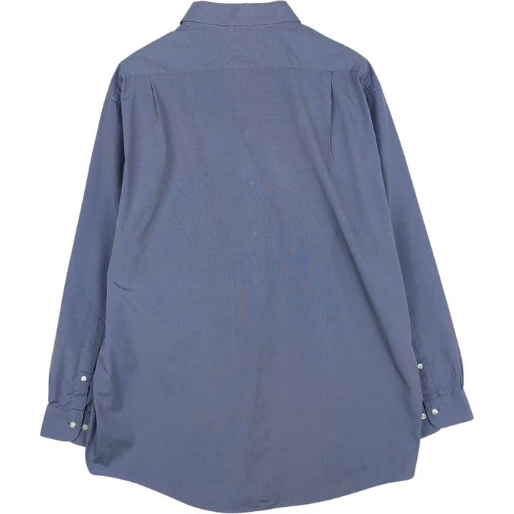 Brooks Brothers Est.1818 Long Sleeve Cotton Shirt, Men's XL cotton blue type Vintage Second Hand