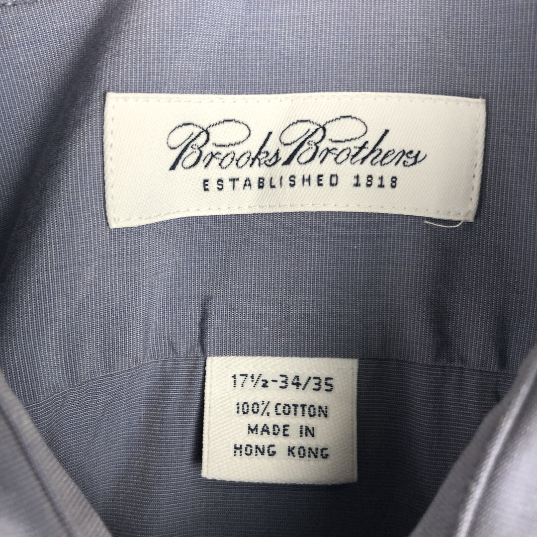 Brooks Brothers Est.1818 Long Sleeve Cotton Shirt, Men's XL cotton blue type Vintage Second Hand