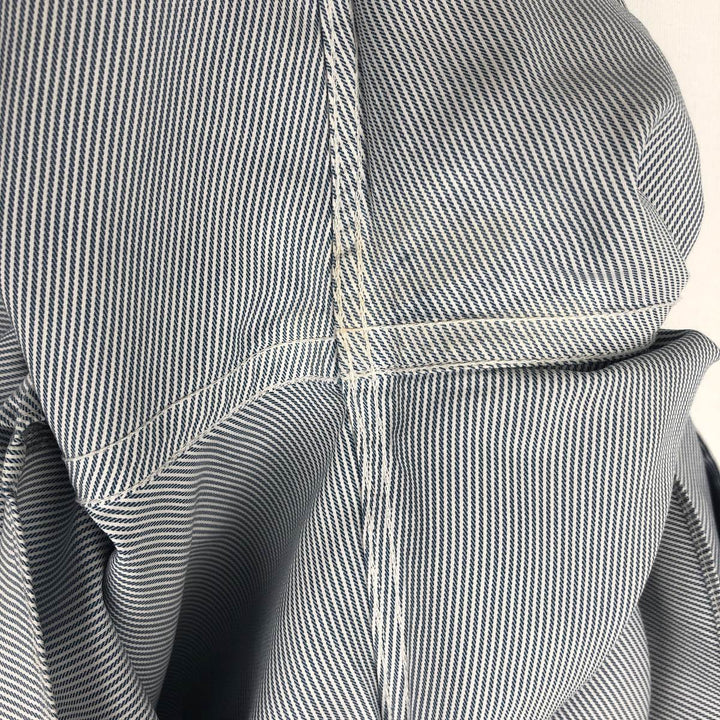 Brooks Brothers Est.1818 REGEND Wide Collar Long Sleeve Cotton Stripe Shirt, Men's Size M (approx.) Supima Cotton blue type Vintage Second Hand