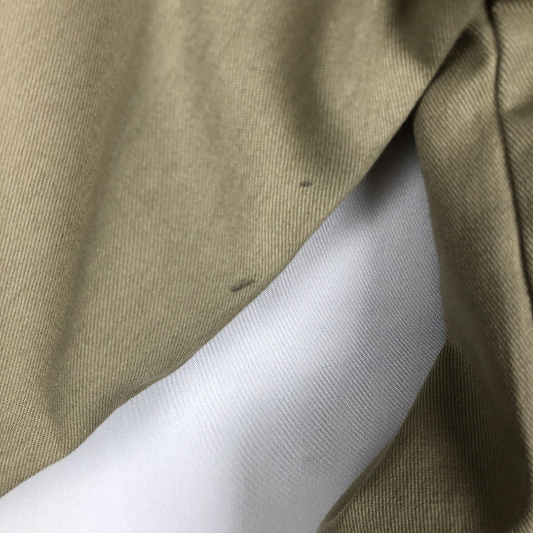 Dickies Long-Sleeve Work Shirt, Boxy Fit, Men's Size M polyester Beige type Vintage Second Hand