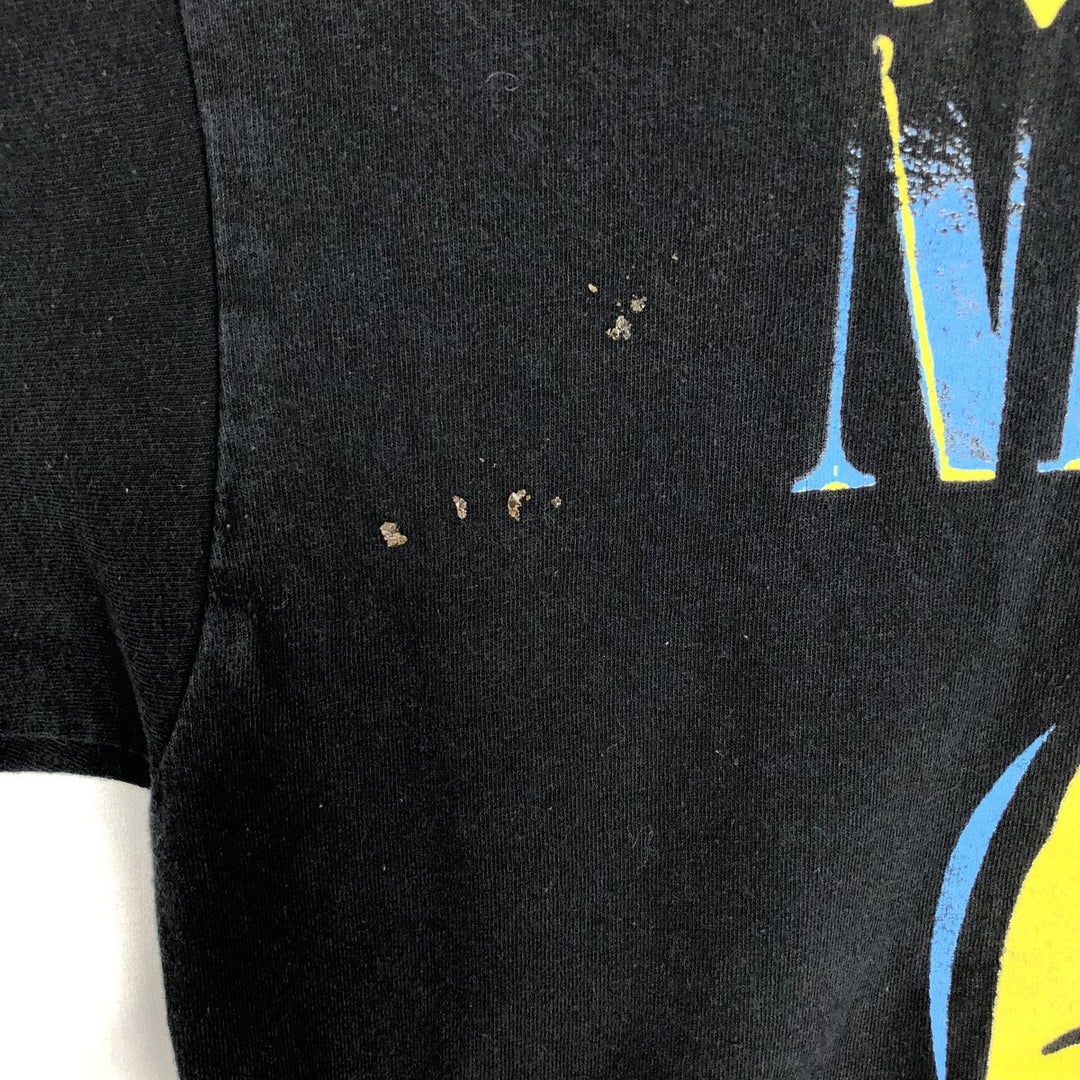 NIRVANA Nirvana Band T-shirt, Band T, Men's L size unclear black type Vintage Second Hand