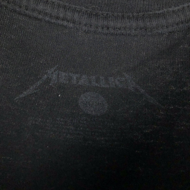 METALLICA Skull Pattern Band T-Shirt, Men's Size Small cotton black type Vintage Second Hand