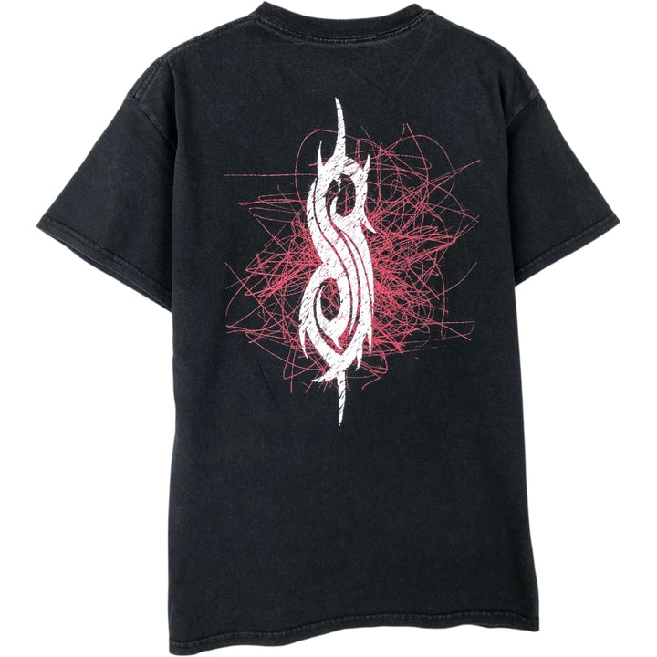 Slipknot Band T-shirt, Band T, Men's M size cotton black type Vintage Second Hand