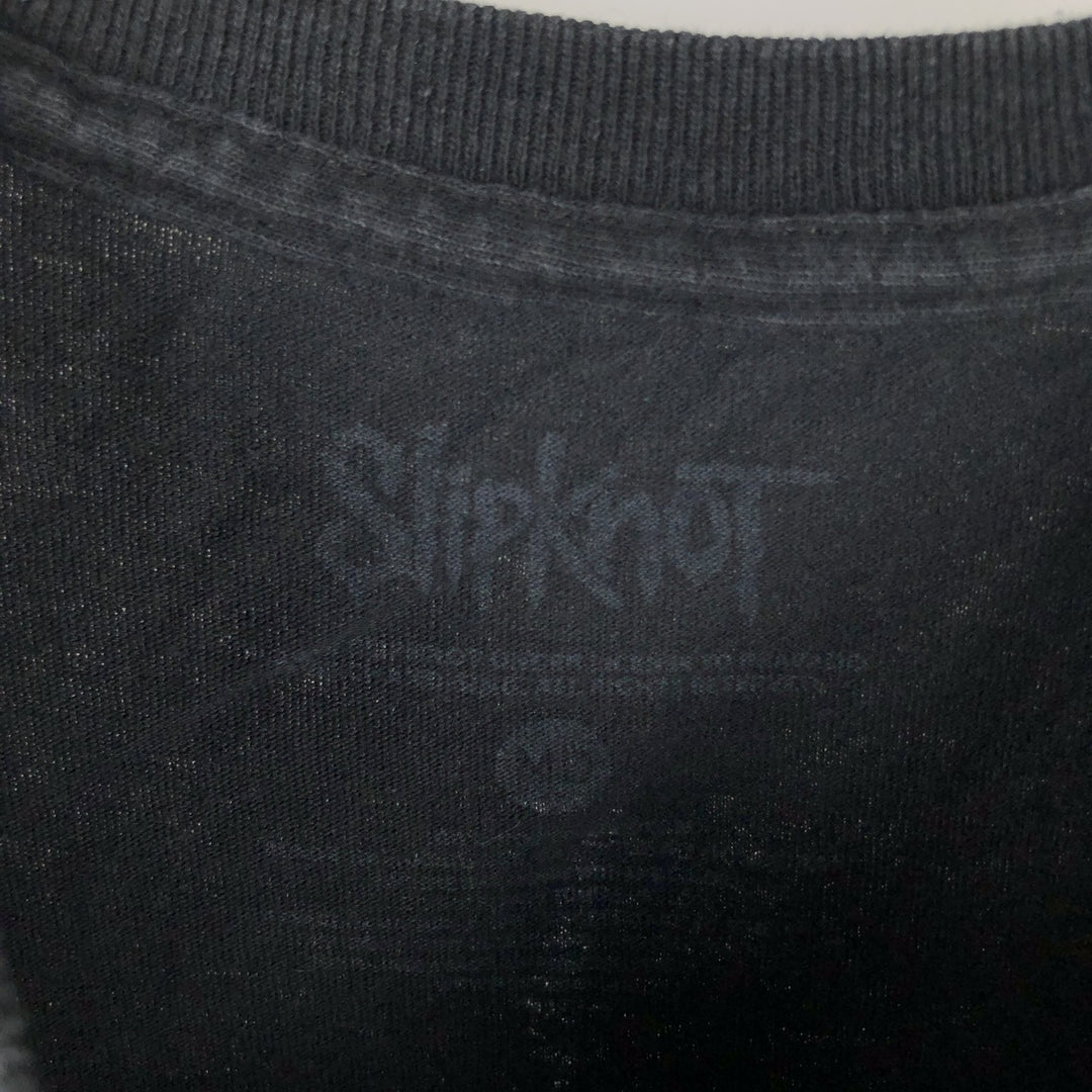 Slipknot Band T-shirt, Band T, Men's M size cotton black type Vintage Second Hand