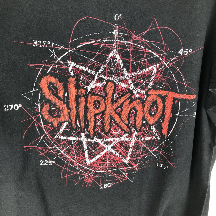 Slipknot Band T-shirt, Band T, Men's M size cotton black type Vintage Second Hand