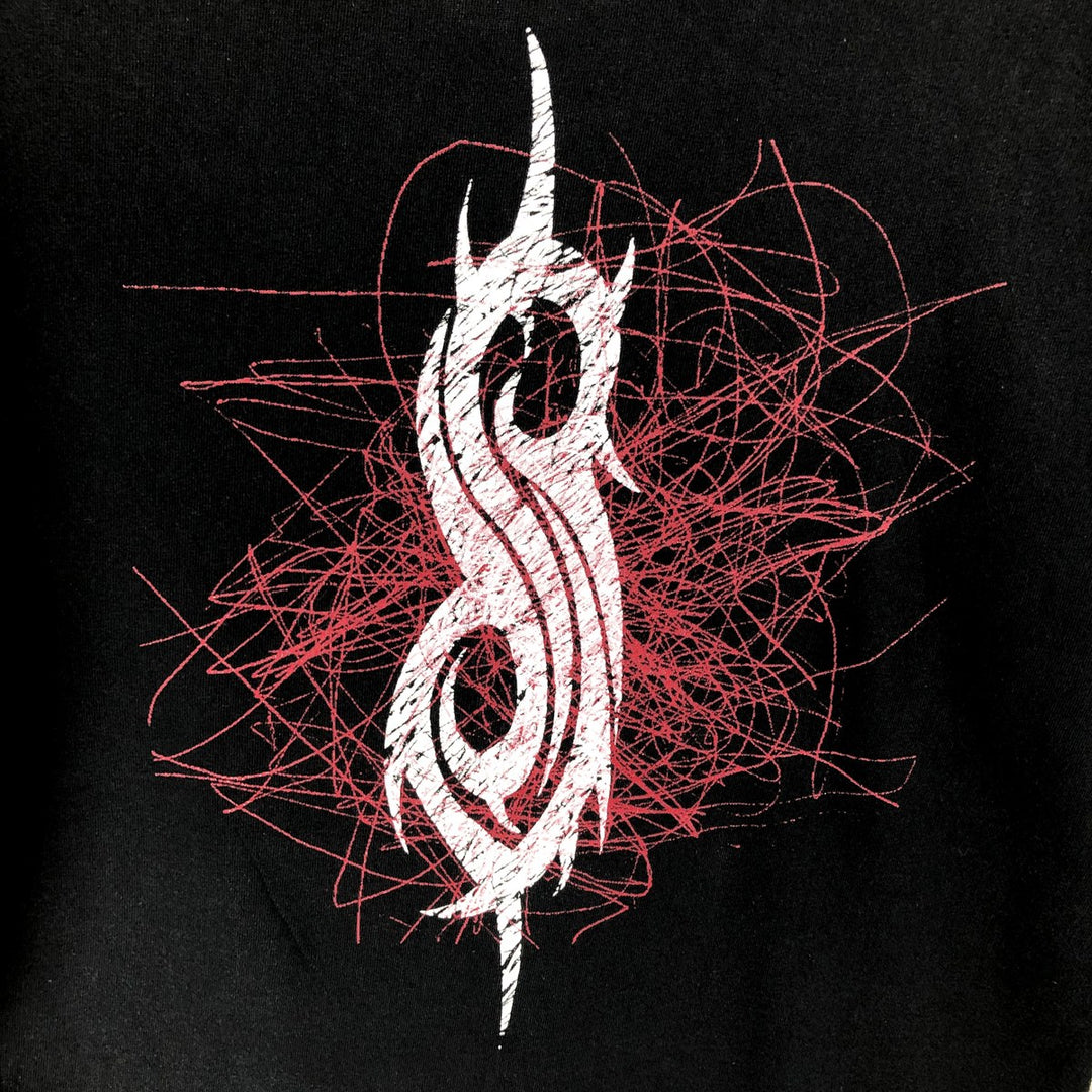Slipknot Band T-shirt, Band T, Men's M size cotton black type Vintage Second Hand