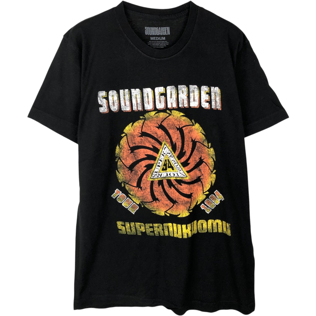SOUNDGARDEN Band T-shirt (Men's size M) cotton black type Vintage Second Hand