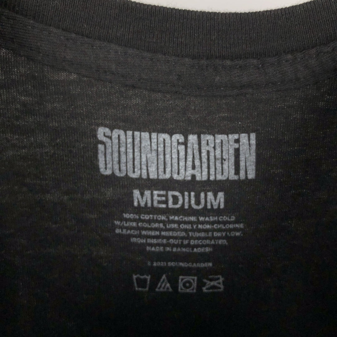 SOUNDGARDEN Band T-shirt (Men's size M) cotton black type Vintage Second Hand