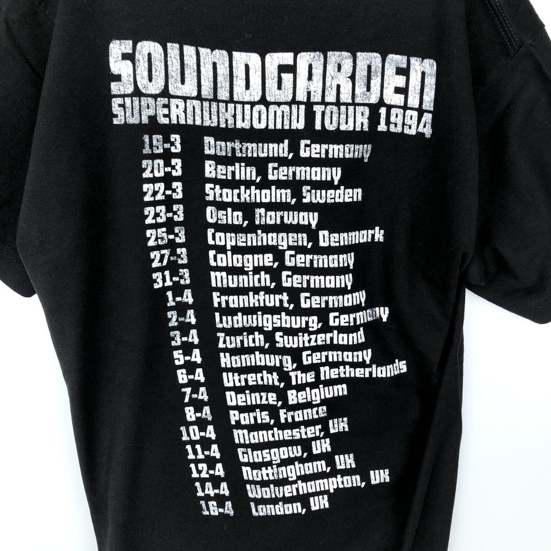 SOUNDGARDEN Band T-shirt (Men's size M) cotton black type Vintage Second Hand