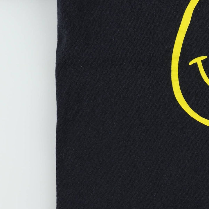 NIRVANA Nirvana Band T-shirt, Band T, Men's M size cotton black type Vintage Second Hand