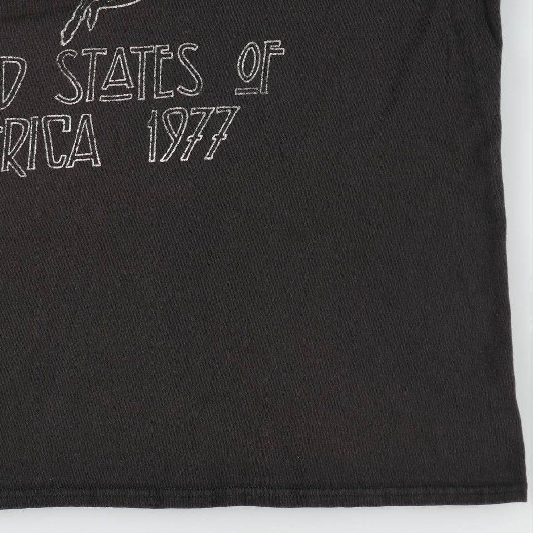 LED ZEPPELIN Led Zeppelin Band T-shirt Band T Men's L size cotton black type Vintage Second Hand