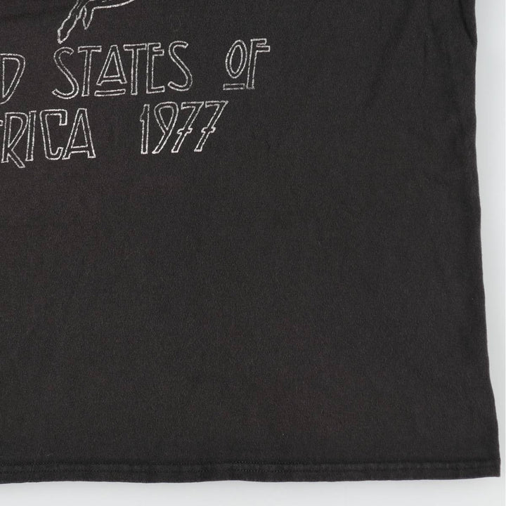 LED ZEPPELIN Led Zeppelin Band T-shirt Band T Men's L size cotton black type Vintage Second Hand