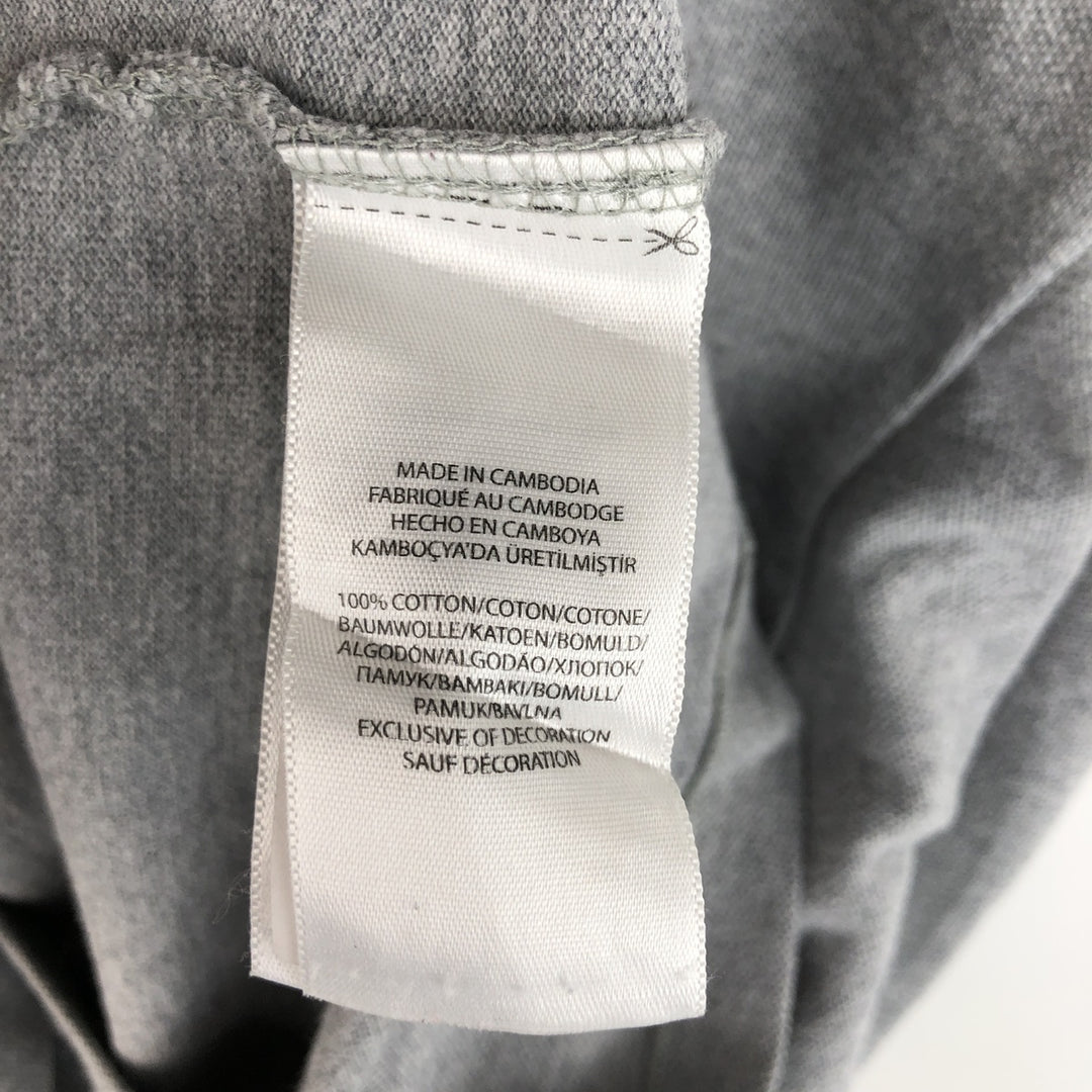 Ralph Lauren POLO RALPH LAUREN CUSTOM SLIM FIT long-sleeved polo shirt, men's size XL cotton gray type Vintage Second Hand