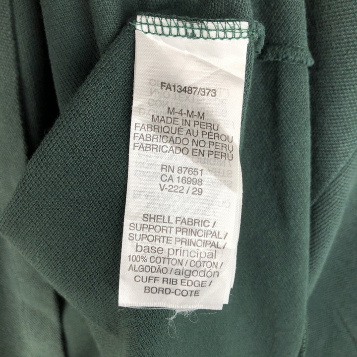 Lacoste Classic Fit Long Sleeve Polo Shirt, Men's Size XL cotton green type Vintage Second Hand