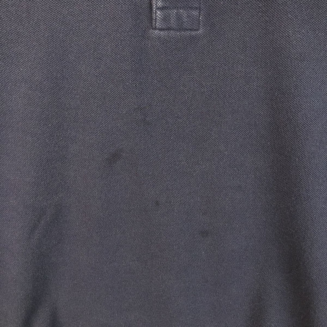 Lacoste LACOSTE French design long sleeve polo shirt size 8, men's XXL equivalent cotton navy blue type Vintage Second Hand